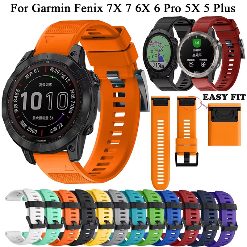 Silicone Watch Band 22Mm - 20mm 22mm 26mm シリコン製腕時計バンドストラップ Garmin Fenix