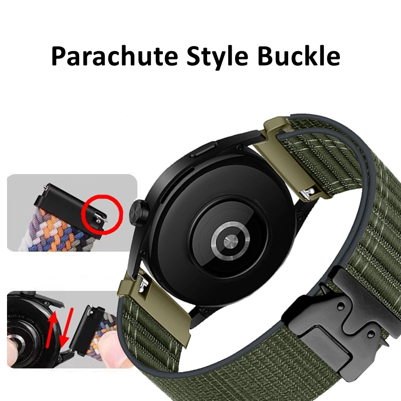 ウェーブナイロンループ Garmin Venu/Vivomo - Parachute Strap Elastic のレビューと価格
