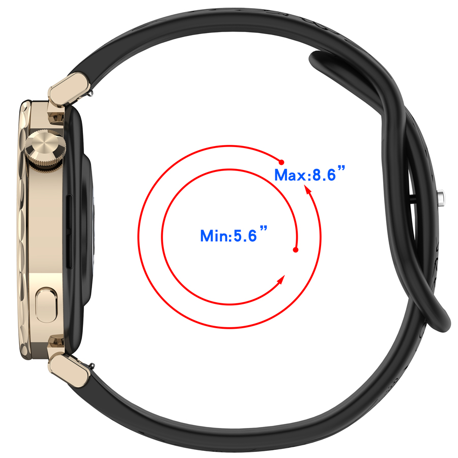 20 22mm 3Dフラワーシリコンストラップ、Samsun - Silicone Watch Band 22Mm のレビューと価格