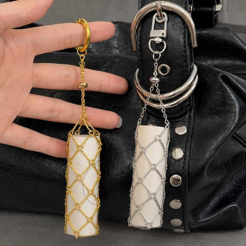 ポータブルメッシュメタルネットバッグ女性用ユニバーサル軽量ゴ - Mesh Strap Metal のレビューと価格