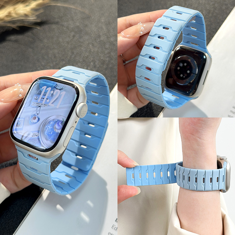 Apple Watchバンド用マグネットストラップ ウルトラ - Milanese Loop Magnetic のレビューと価格