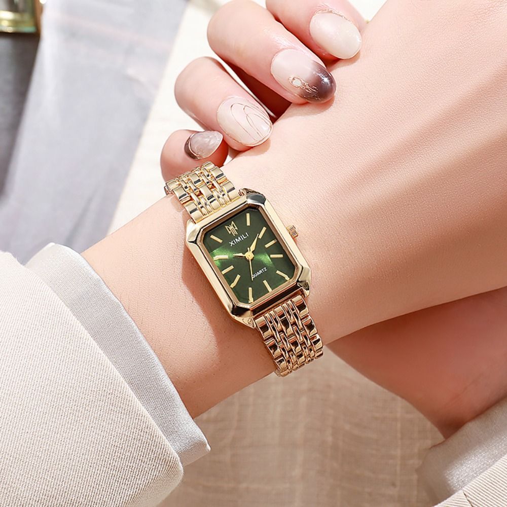 ファッションステンレススチールクォーツ腕時計、クォーツ折りた - Canvas Strap Watch のレビューと価格
