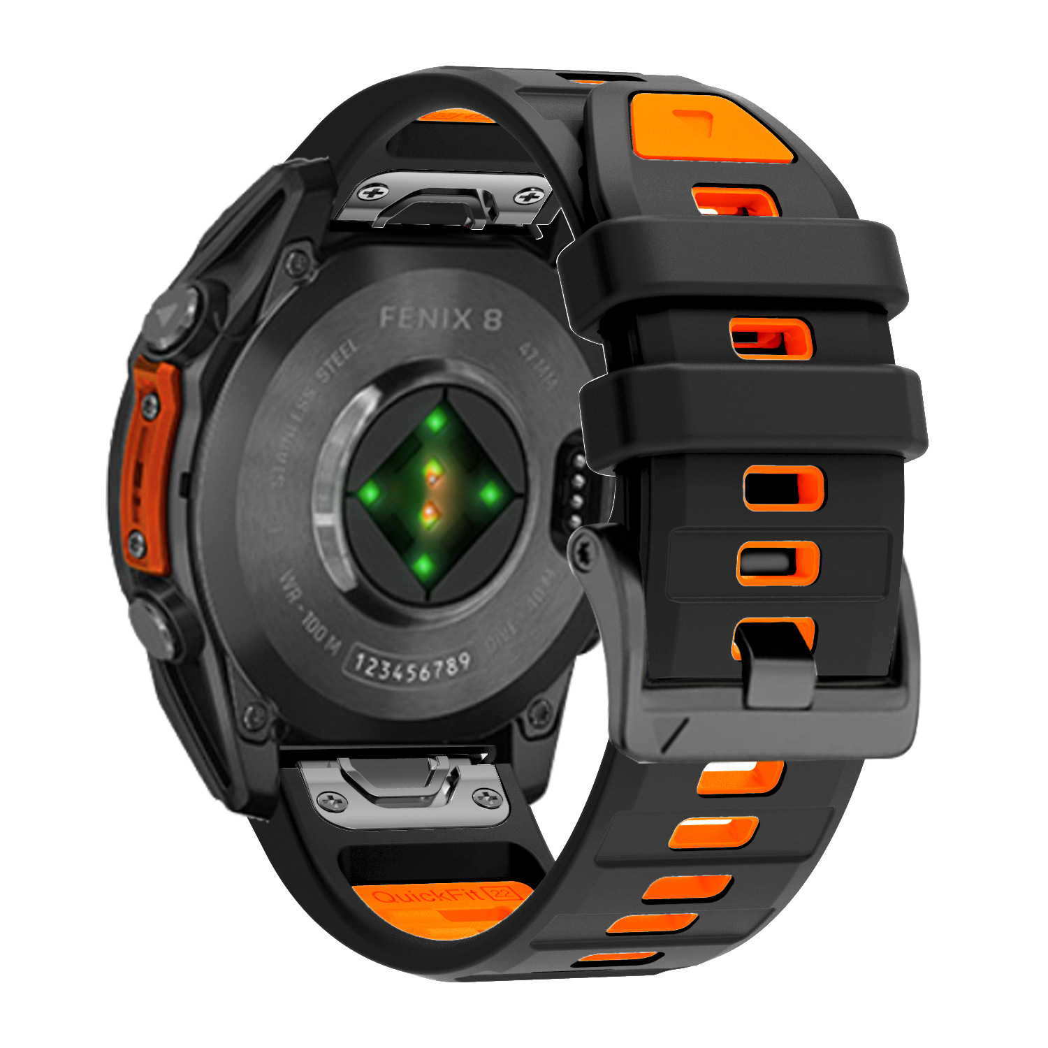 QuickFit 26mm 22mm シリコン製腕時計バンド - Silicone Watch Band 22Mm のレビューと価格