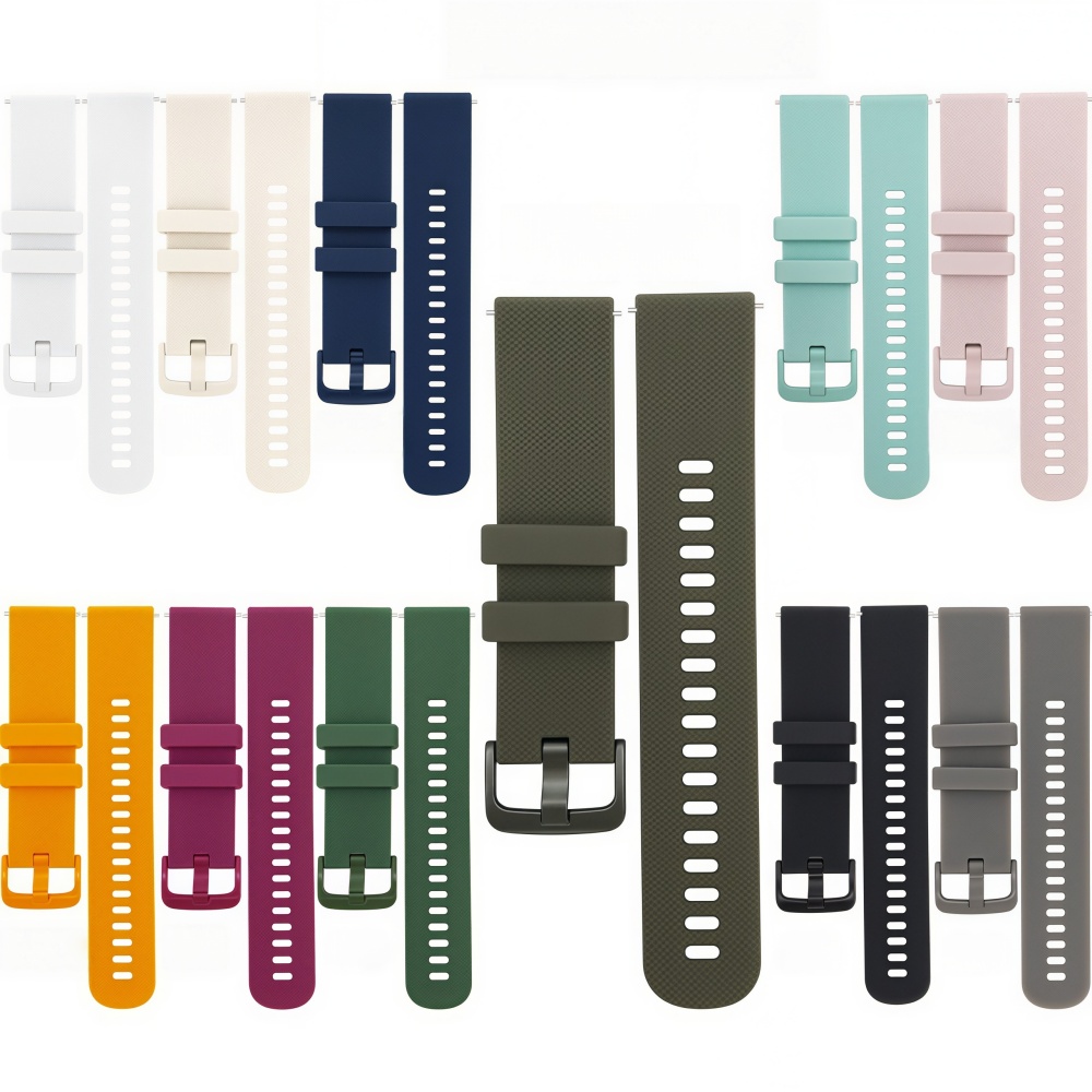 シリコンクイックリリースリストバンド 16mm-22mm ス - Silicone Watch Band 22Mm のレビューと価格
