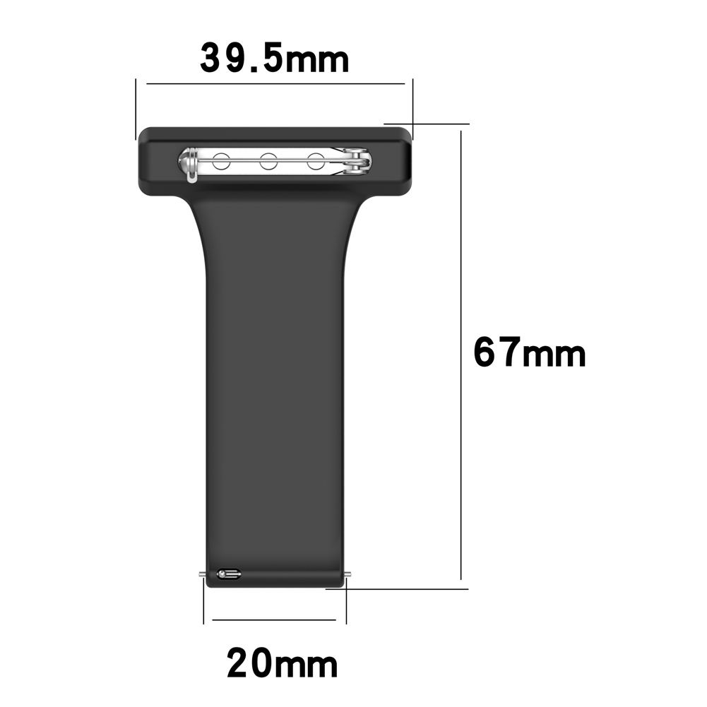 ピンブローチ時計ストラップ20ミリメートル22ミリメートルユ - Silicone Watch Band 22Mm のレビューと価格