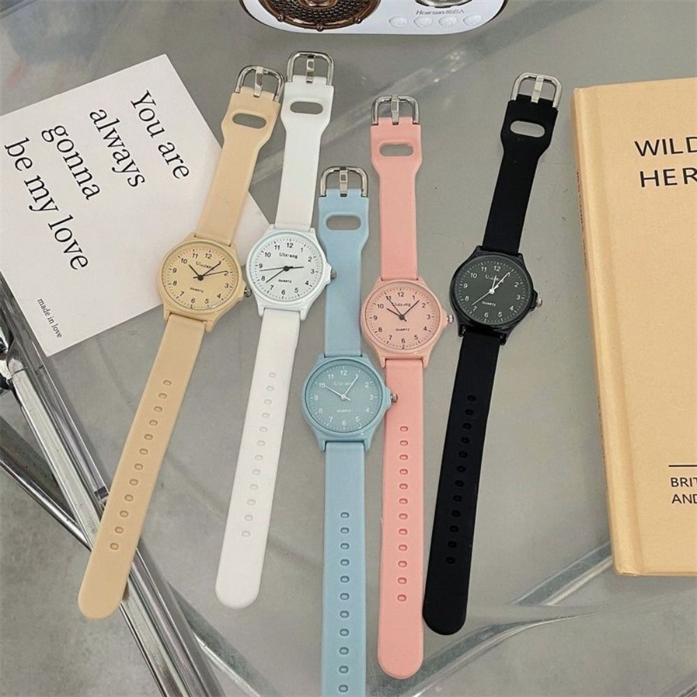 高品質シリコンストラップ腕時計 カジュアル マルチカラー ク - Canvas Strap Watch のレビューと価格