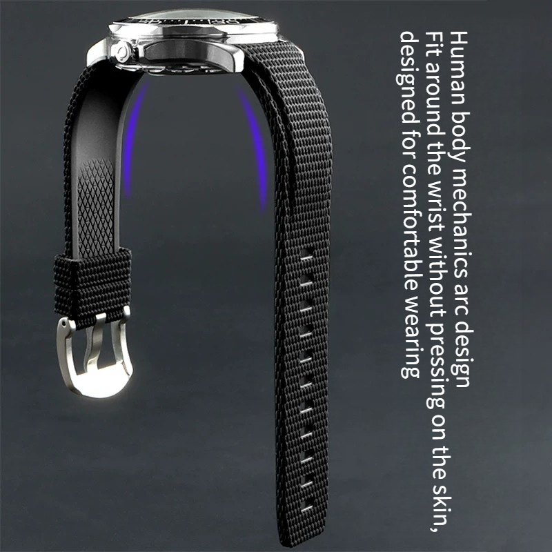 クイックリリース式エルボーフルオロシリコン製腕時計ストラップ - Audemars Piguet Watch Code 11.59 のレビューと価格