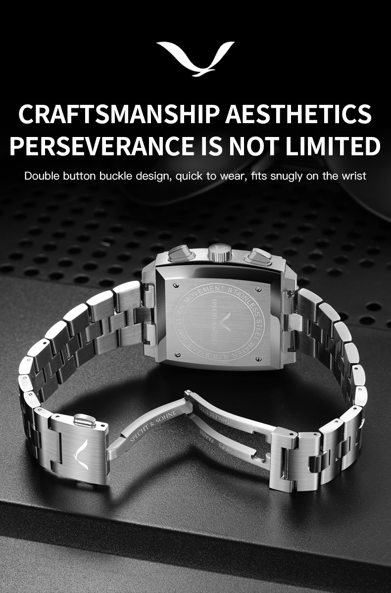 Specht&Sohne 新着日本 VK64 クロノグラフメ - Leather Watch Band Men のレビューと価格
